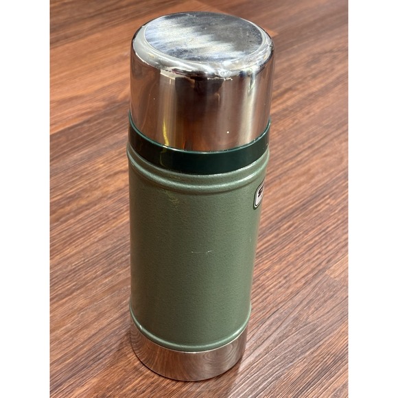 Stanley Classic Wide Mouth 24 Oz Vacuum Bottle Thermos Green - Picture 4 of 11